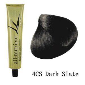 All-Nutrient Permanent Cream Hair Color - 4CS Dark Slate
